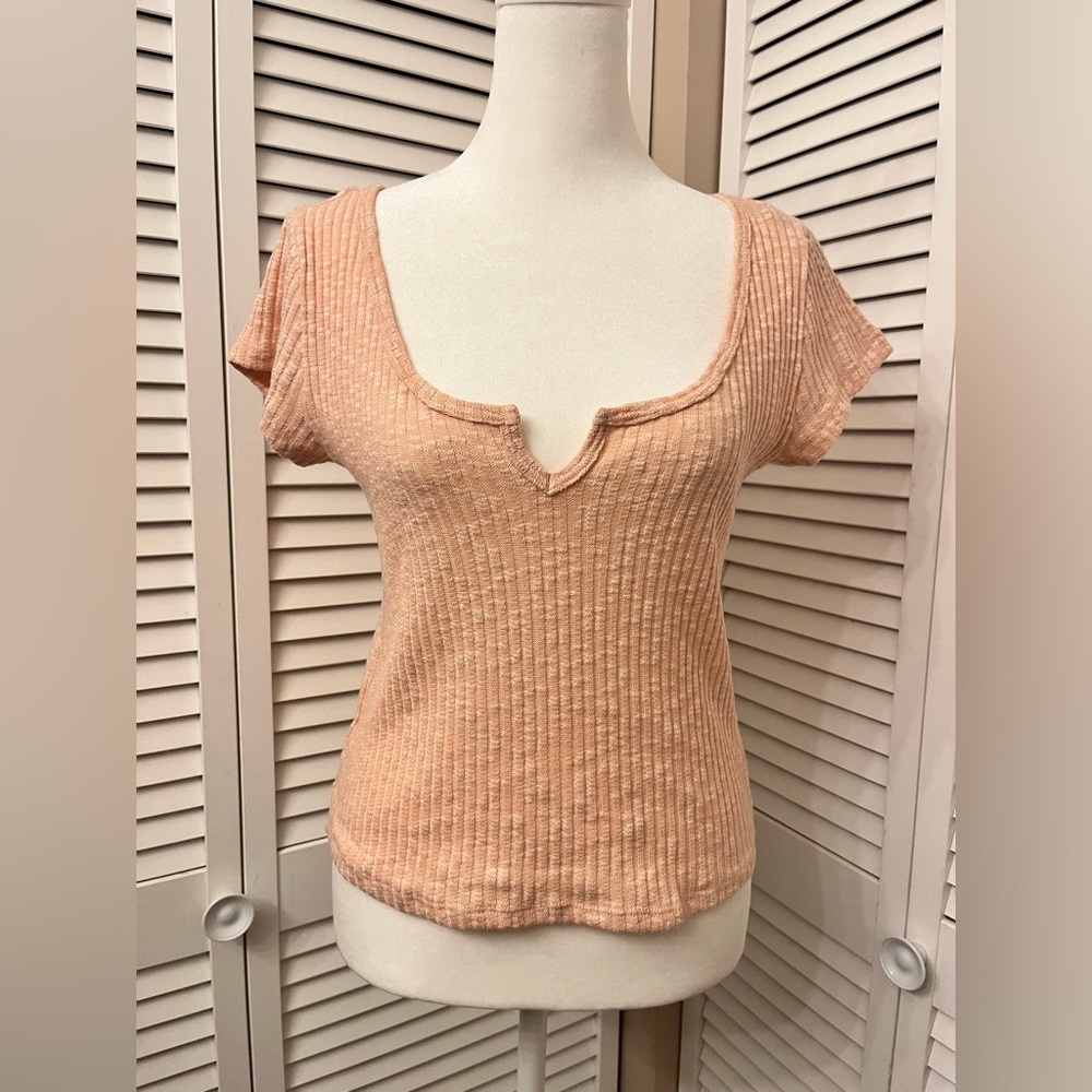 Cute Top Forever21 peach